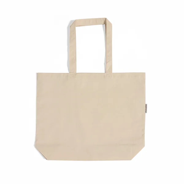 Organic Over-the-Shoulder Cotton Tote Bag - Organic Over-the-Shoulder Cotton Tote Bag - Image 4 of 8