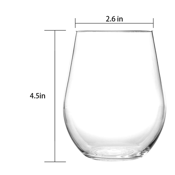 16oz Stemless Plastic Wine Glasses - 16oz Stemless Plastic Wine Glasses - Image 6 of 6