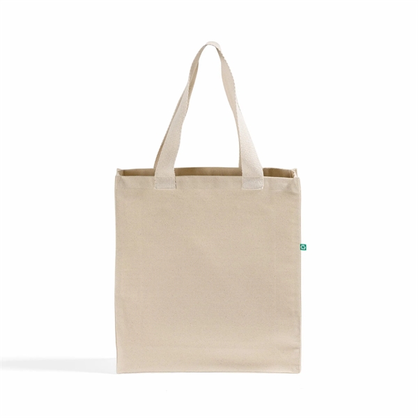 Recycled Canvas Trendy Shopper Tote Bag - Recycled Canvas Trendy Shopper Tote Bag - Image 2 of 24