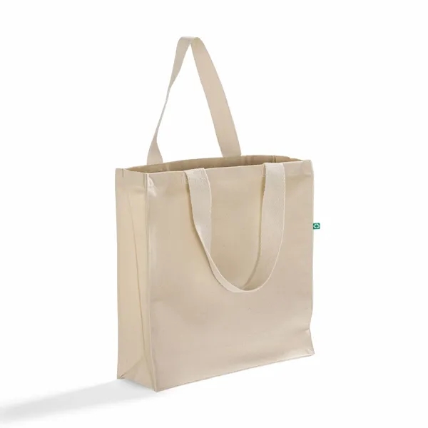 Recycled Canvas Trendy Shopper Tote Bag - Recycled Canvas Trendy Shopper Tote Bag - Image 7 of 24