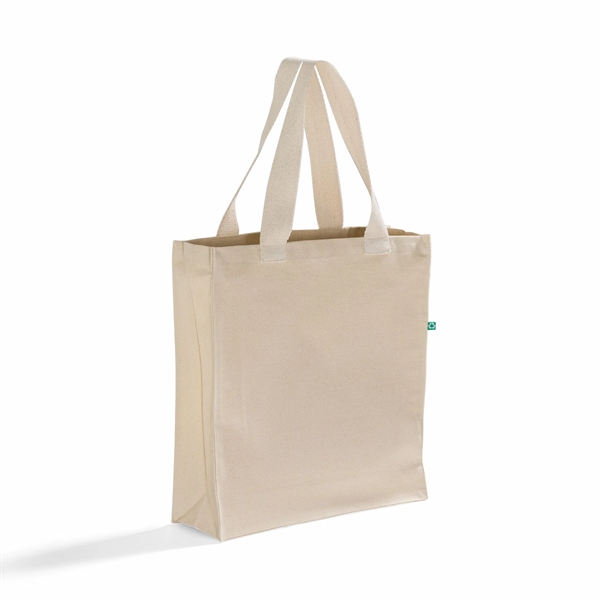Recycled Canvas Trendy Shopper Tote Bag - Recycled Canvas Trendy Shopper Tote Bag - Image 8 of 24