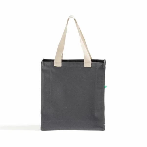 Recycled Canvas Trendy Shopper Tote Bag - Recycled Canvas Trendy Shopper Tote Bag - Image 11 of 24