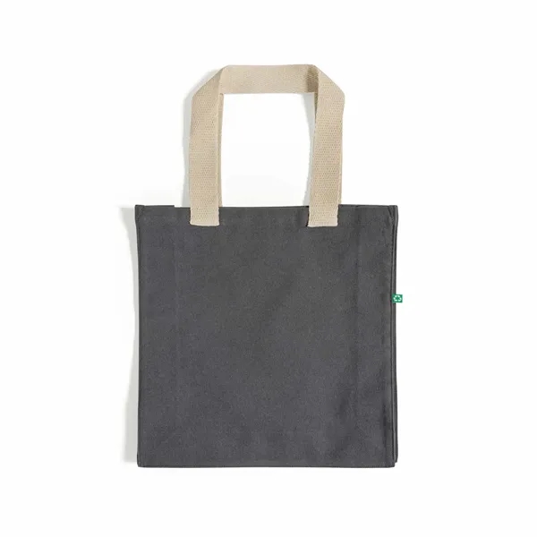 Recycled Canvas Trendy Shopper Tote Bag - Recycled Canvas Trendy Shopper Tote Bag - Image 15 of 24
