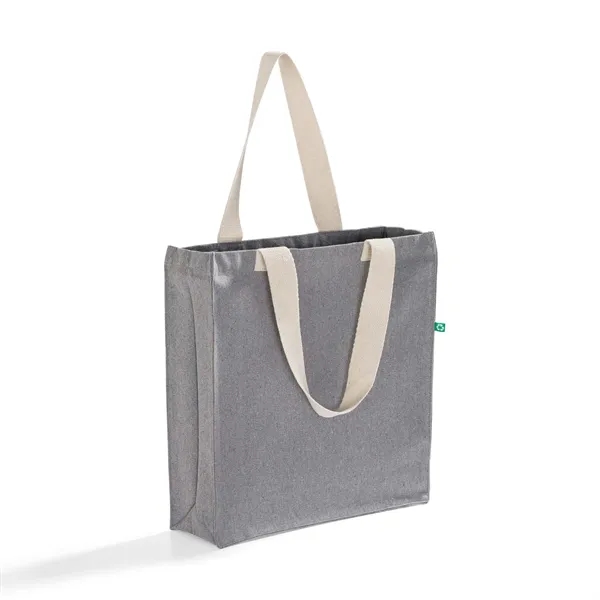 Recycled Canvas Trendy Shopper Tote Bag - Recycled Canvas Trendy Shopper Tote Bag - Image 23 of 24