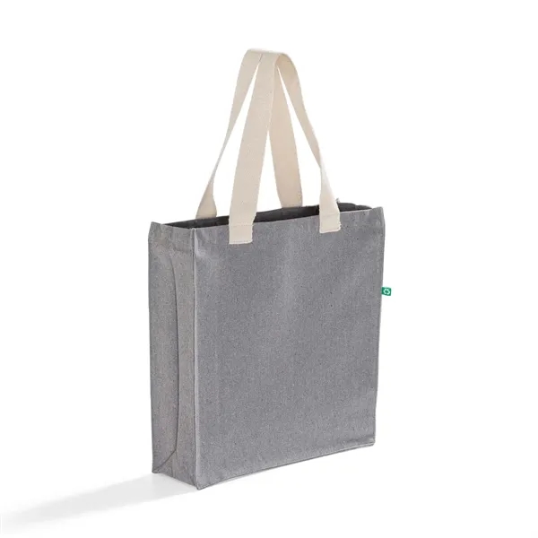 Recycled Canvas Trendy Shopper Tote Bag - Recycled Canvas Trendy Shopper Tote Bag - Image 24 of 24