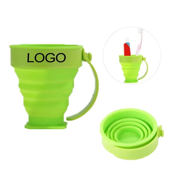 6 oz Collapsible Cup w/ Handle - 6 oz Collapsible Cup w/ Handle - Image 2 of 3