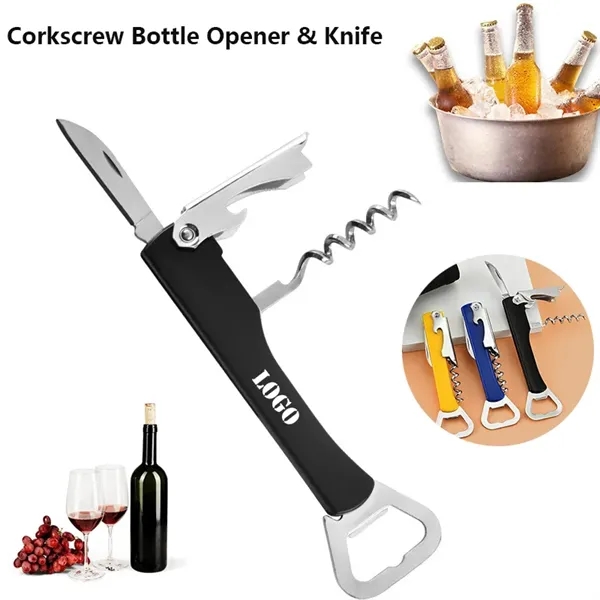 Wine Keys Beer Bottle Opener Corkscrew - Wine Keys Beer Bottle Opener Corkscrew - Image 0 of 4