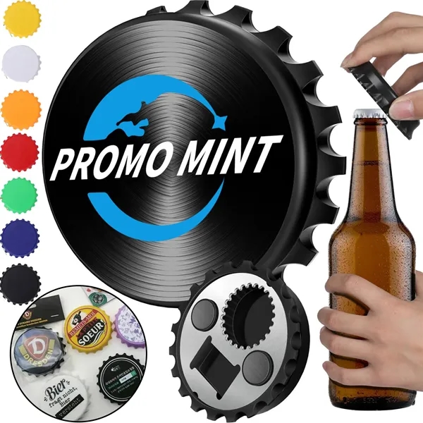 Fun Fridge Decor Stylish Magnet Bottle Cap Opener - Fun Fridge Decor Stylish Magnet Bottle Cap Opener - Image 0 of 4