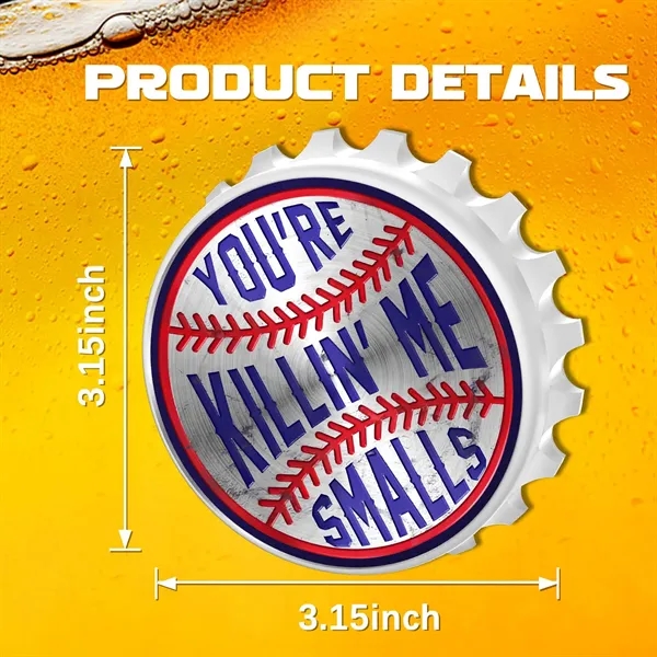 Fun Fridge Decor Stylish Magnet Bottle Cap Opener - Fun Fridge Decor Stylish Magnet Bottle Cap Opener - Image 1 of 4