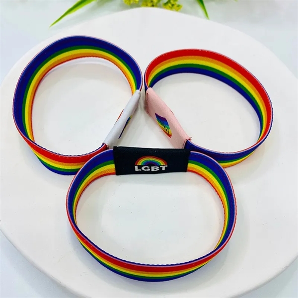 Rainbow   LGBTQ Wristband - Rainbow   LGBTQ Wristband - Image 1 of 2