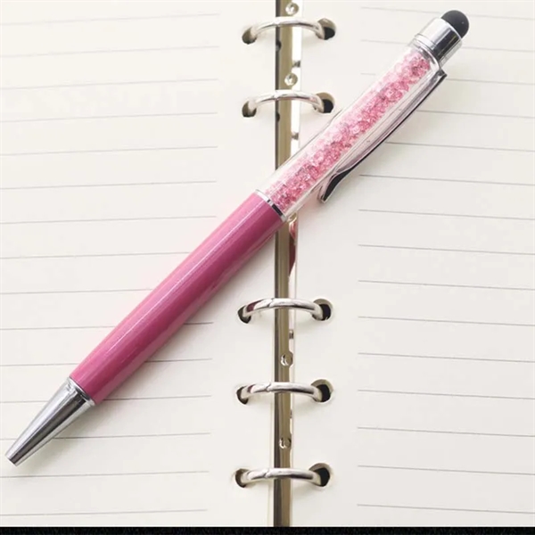 Diamond Design Metal Capacitive Touch Screen Ballpoint Pen - Diamond Design Metal Capacitive Touch Screen Ballpoint Pen - Image 2 of 2