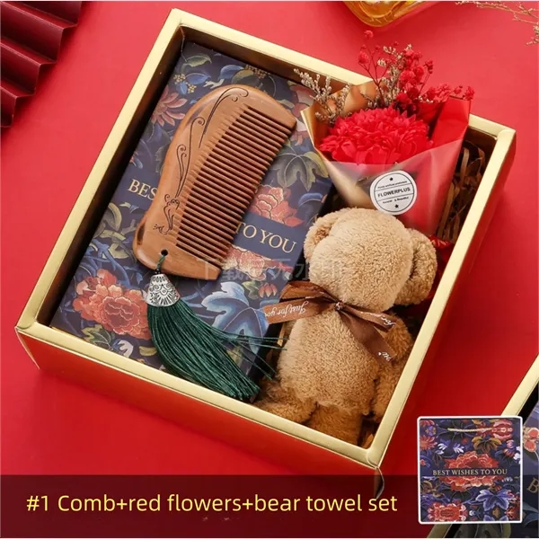 Mothers Day Gift Lady Wooden Comb set - Mothers Day Gift Lady Wooden Comb set - Image 6 of 11
