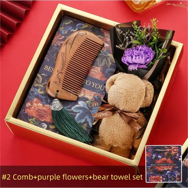 Mothers Day Gift Lady Wooden Comb set - Mothers Day Gift Lady Wooden Comb set - Image 1 of 11