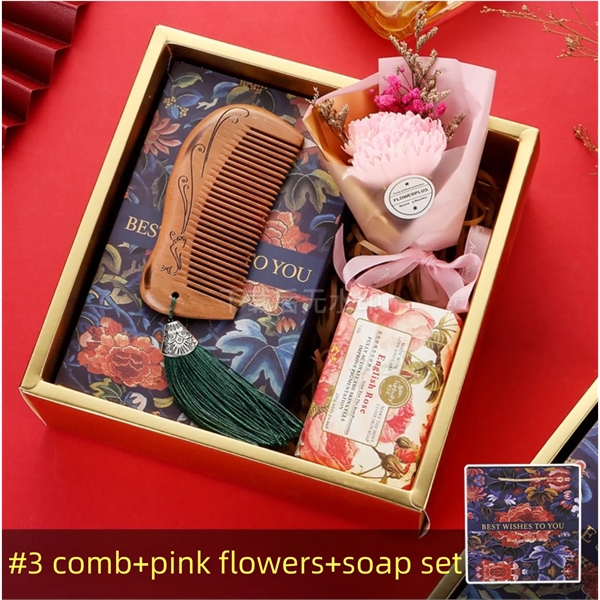 Mothers Day Gift Lady Wooden Comb set - Mothers Day Gift Lady Wooden Comb set - Image 2 of 11