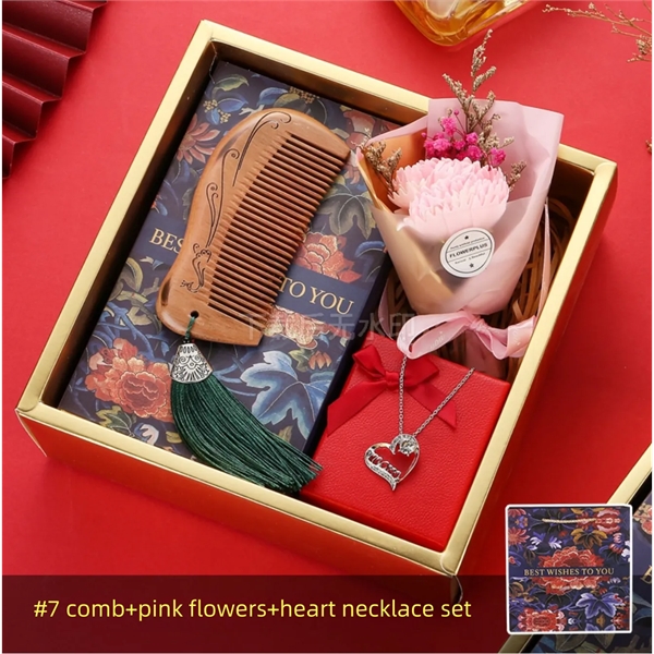Mothers Day Gift Lady Wooden Comb set - Mothers Day Gift Lady Wooden Comb set - Image 0 of 11