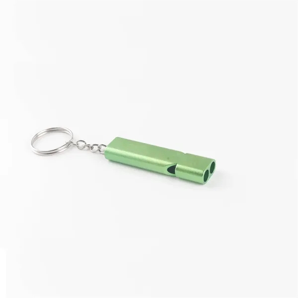 outdoor loud  survival Double Tubes whistles Keychain - outdoor loud  survival Double Tubes whistles Keychain - Image 5 of 8