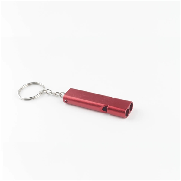 outdoor loud  survival Double Tubes whistles Keychain - outdoor loud  survival Double Tubes whistles Keychain - Image 7 of 8