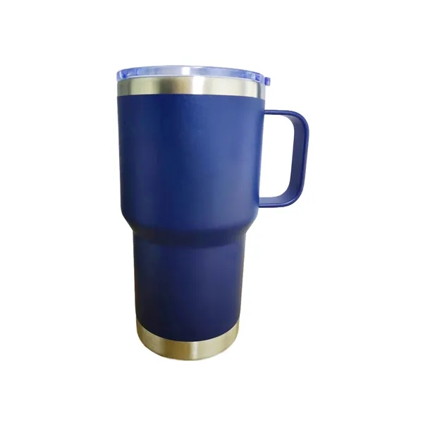 20 OZ Stanley-style Tumbler with Handle and Straw - 20 OZ Stanley-style Tumbler with Handle and Straw - Image 2 of 9