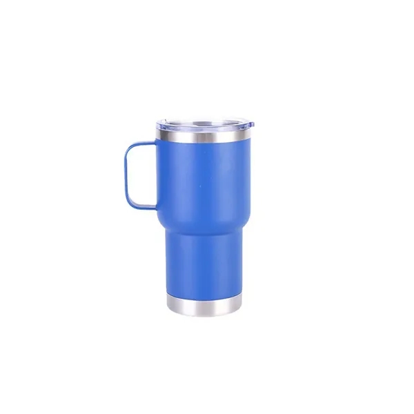 20 OZ Stanley-style Tumbler with Handle and Straw - 20 OZ Stanley-style Tumbler with Handle and Straw - Image 3 of 9