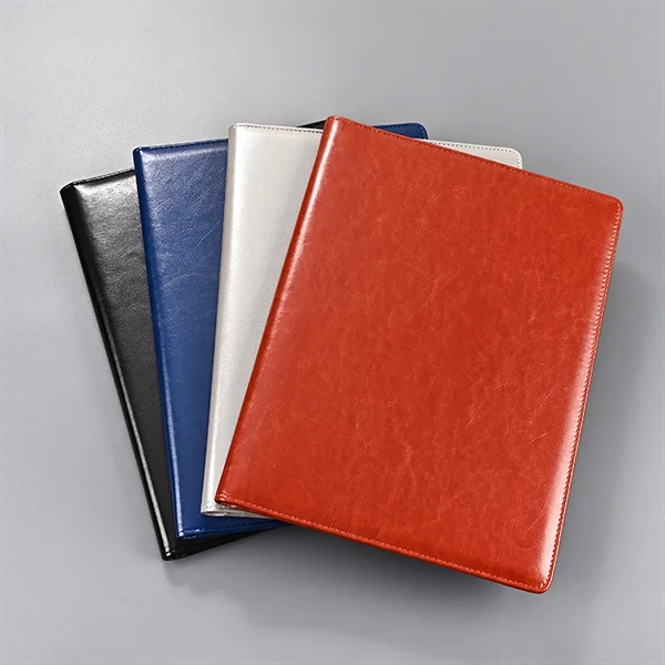 Leather Portfolio Folder Organizer - Leather Portfolio Folder Organizer - Image 4 of 7