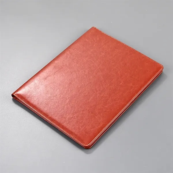 Leather Portfolio Folder Organizer - Leather Portfolio Folder Organizer - Image 6 of 7
