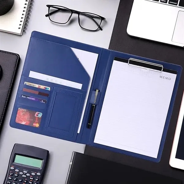 Leather Portfolio Folder Organizer - Leather Portfolio Folder Organizer - Image 3 of 7