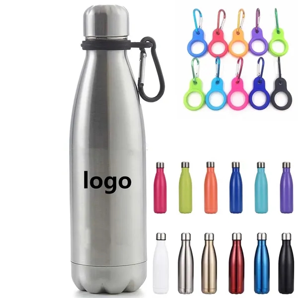 17 oz Stainless Steel Insulated Sports Water Bottle - 17 oz Stainless Steel Insulated Sports Water Bottle - Image 0 of 2