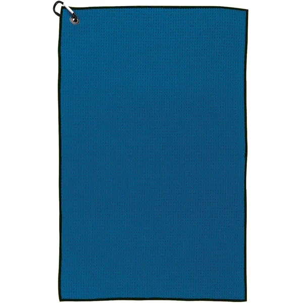 26" x 16" Waffle Weave Golf Towel - 26" x 16" Waffle Weave Golf Towel - Image 9 of 12