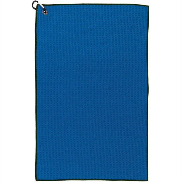 26" x 16" Waffle Weave Golf Towel - 26" x 16" Waffle Weave Golf Towel - Image 11 of 12