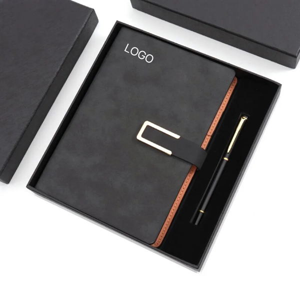 Journal Leather Writing Notebook with Pen - Journal Leather Writing Notebook with Pen - Image 0 of 2