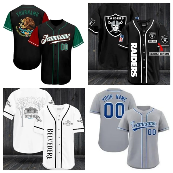 Baseball Jersey Short Sleeve Hipster Hip Hop T Shirts - Baseball Jersey Short Sleeve Hipster Hip Hop T Shirts - Image 6 of 6