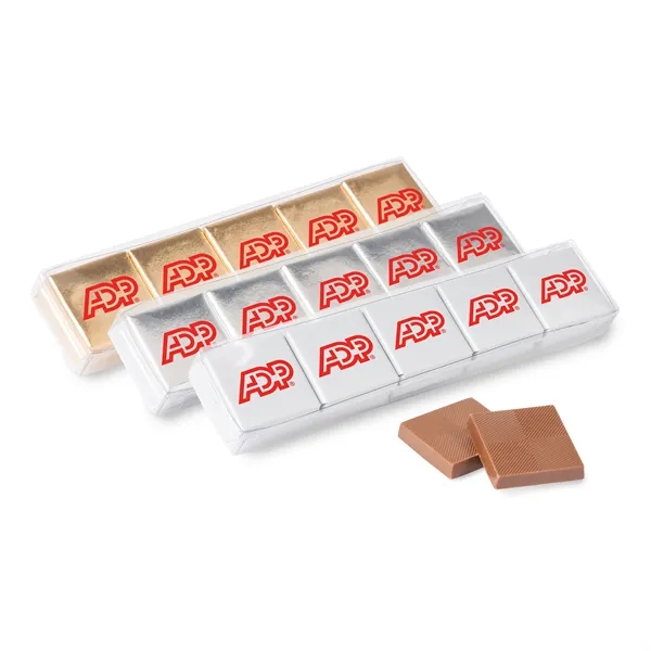 Ten Piece Chocolate Foiled Square Acetate - Ten Piece Chocolate Foiled Square Acetate - Image 0 of 6