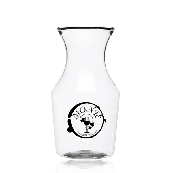 12 oz. Plastic Disposable Wine Carafe with Lid - 12 oz. Plastic Disposable Wine Carafe with Lid - Image 1 of 12