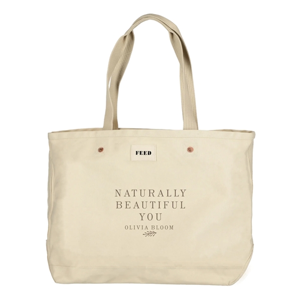 FEED Organic Cotton Weekend Tote - FEED Organic Cotton Weekend Tote - Image 1 of 2