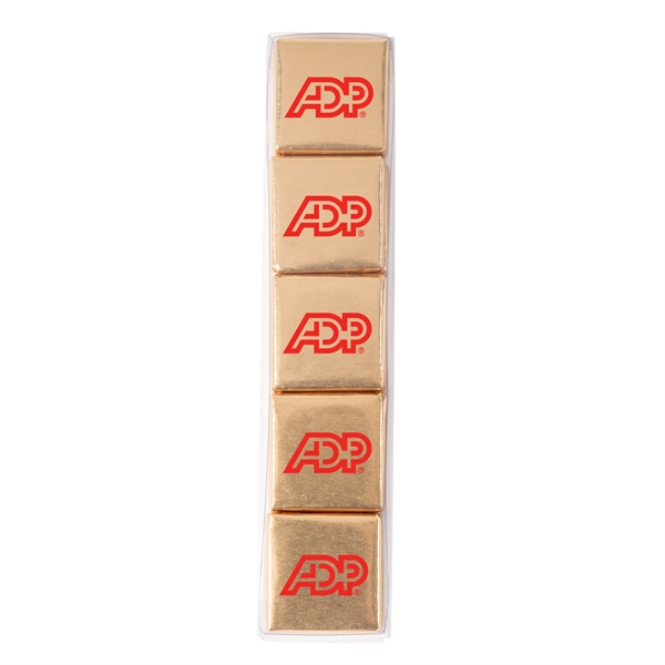 Ten Piece Chocolate Foiled Square Acetate