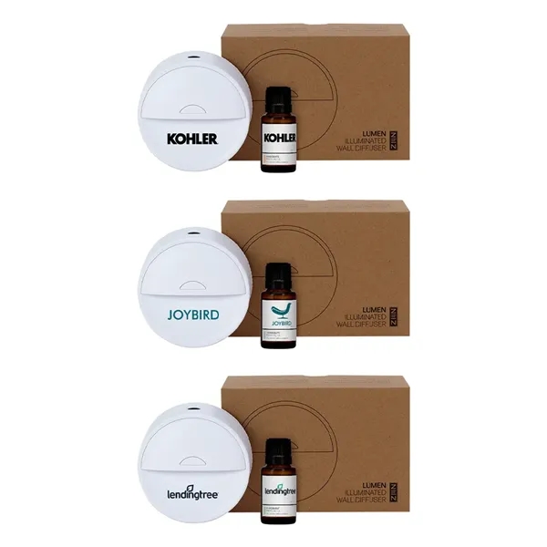 Custom Illuminated Essential Oil Wall Diffuser with Essential Oil