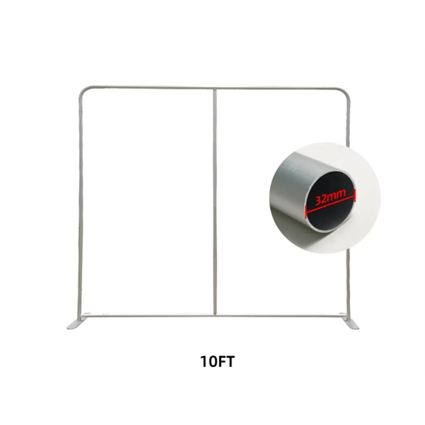 Premium 10' Backdrop w/ Shelves & Mount Kit - Premium 10' Backdrop w/ Shelves & Mount Kit - Image 3 of 6