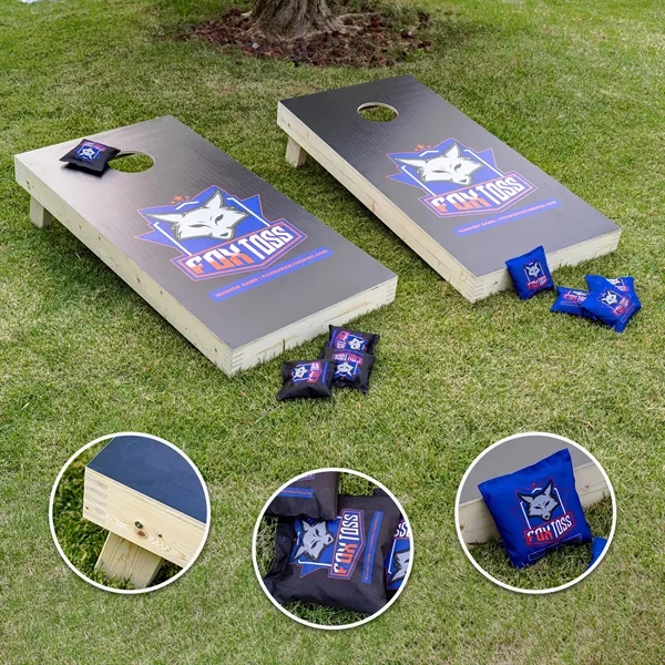 Custom 24x48 Cornhole Game Set with Full Color - Custom 24x48 Cornhole Game Set with Full Color - Image 1 of 1