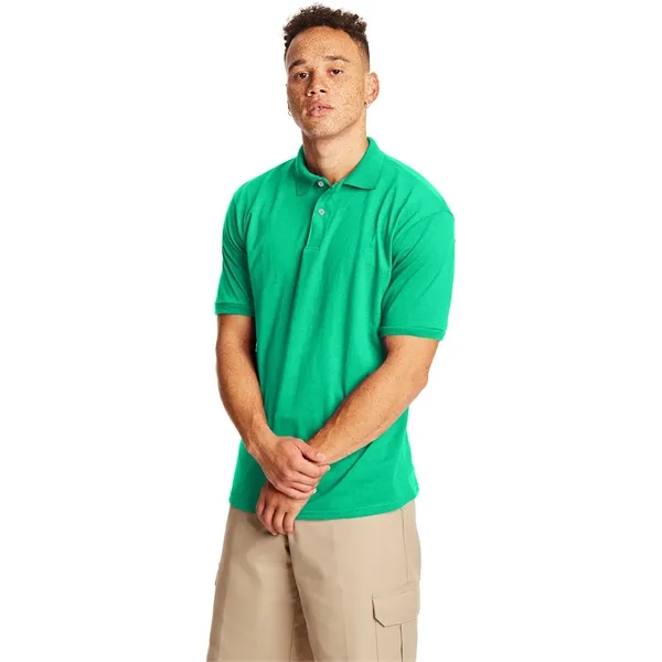 Hanes Adult EcoSmart® Jersey Knit Polo - Hanes Adult EcoSmart® Jersey Knit Polo - Image 37 of 88