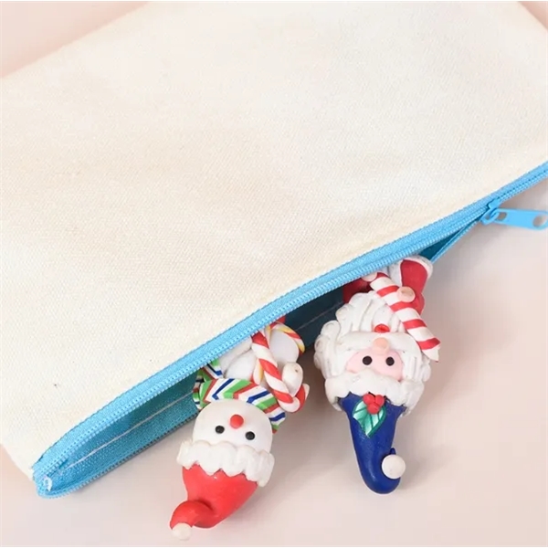 Canvas Zippered Pouch - Canvas Zippered Pouch - Image 1 of 3