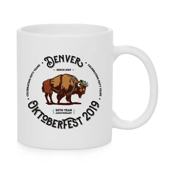 11 Oz. Ceramic Coffee Mug - 11 Oz. Ceramic Coffee Mug - Image 5 of 5