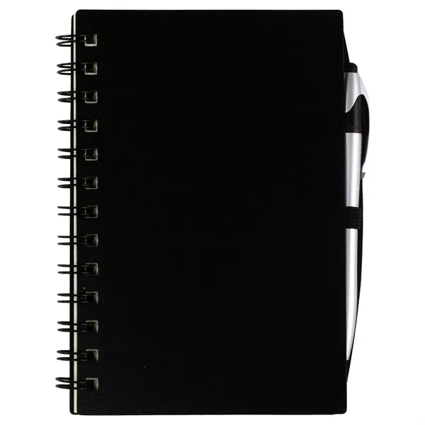 STYLISH SPIRAL STICKY NOTES, FLAGS AND PEN NOTEBOOK - STYLISH SPIRAL STICKY NOTES, FLAGS AND PEN NOTEBOOK - Image 4 of 10