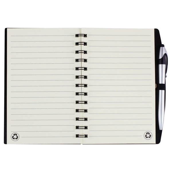 STYLISH SPIRAL STICKY NOTES, FLAGS AND PEN NOTEBOOK - STYLISH SPIRAL STICKY NOTES, FLAGS AND PEN NOTEBOOK - Image 10 of 10