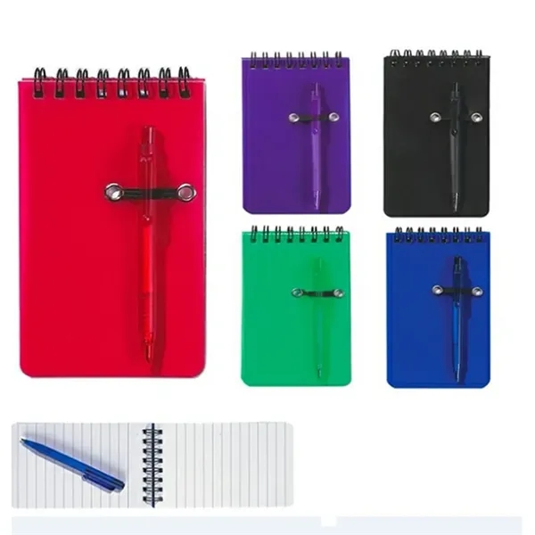 Spiral Notebook with Pen - Spiral Notebook with Pen - Image 0 of 3