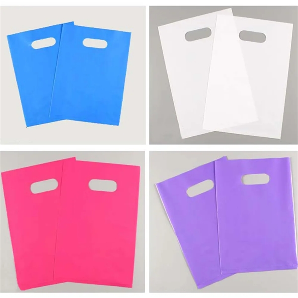 Die Cut Plastic Retail Merchandise Bag - Die Cut Plastic Retail Merchandise Bag - Image 2 of 5