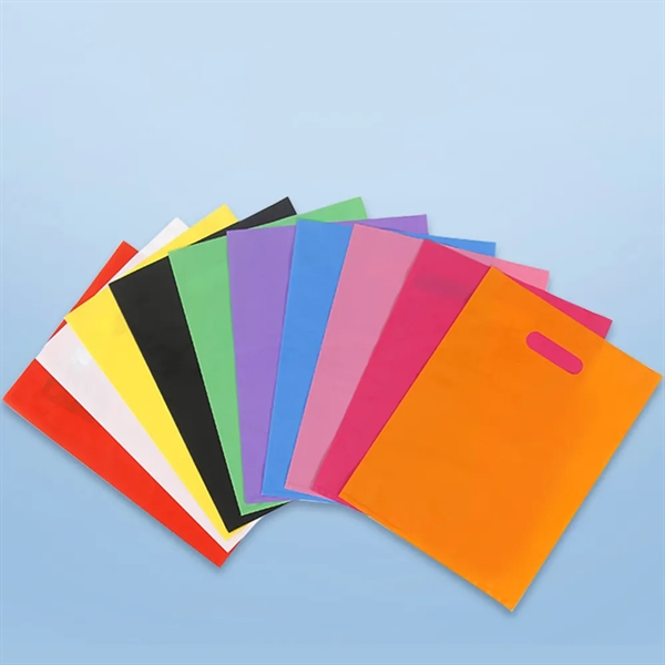 Die Cut Plastic Retail Merchandise Bag - Die Cut Plastic Retail Merchandise Bag - Image 4 of 5