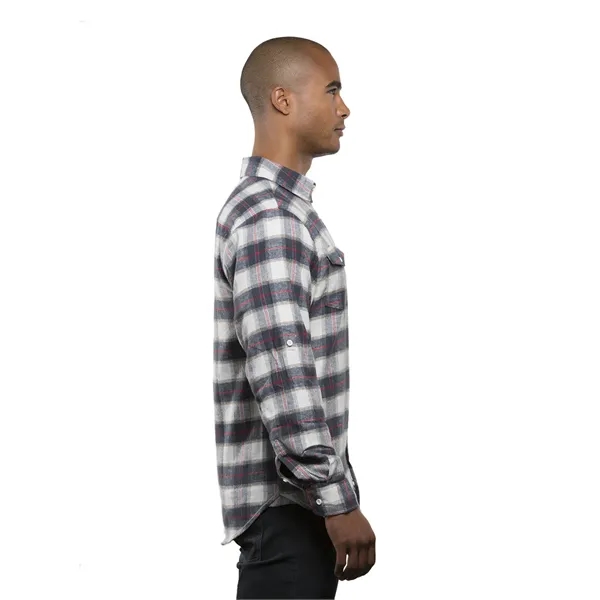 Burnside Men's Plaid Flannel Shirt - Burnside Men's Plaid Flannel Shirt - Image 110 of 138