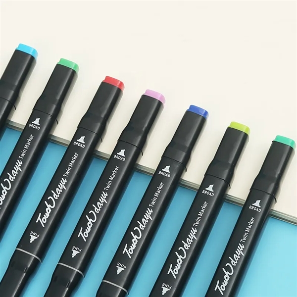 24 Color Alcohol Based Markers Set - 24 Color Alcohol Based Markers Set - Image 1 of 3
