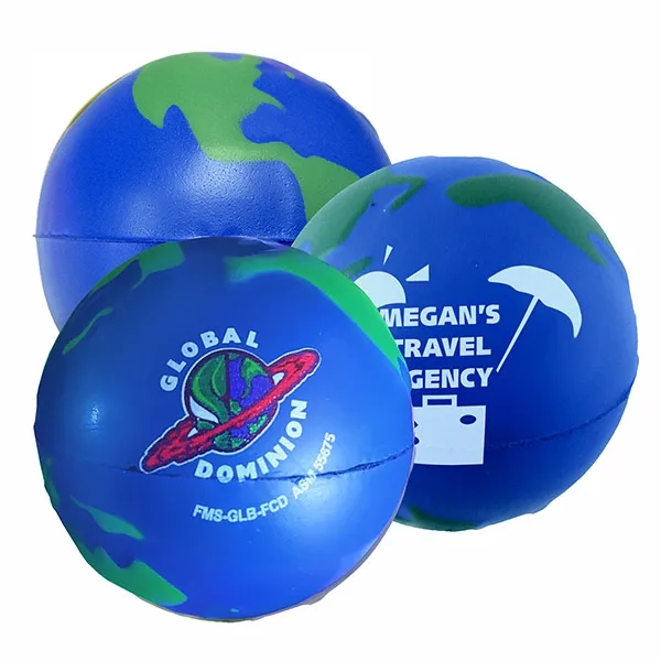 Foam Stress Reliever Globe - Foam Stress Reliever Globe - Image 0 of 3