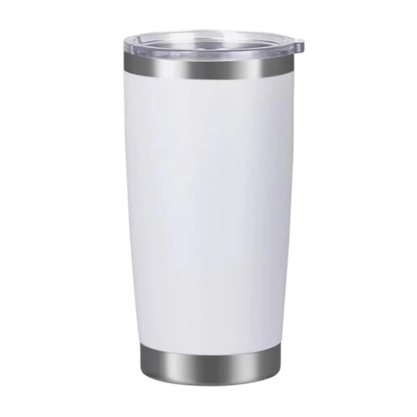 Premium 20 oz Double Wall Stainless Steel Insulated Tumbler - Premium 20 oz Double Wall Stainless Steel Insulated Tumbler - Image 6 of 7